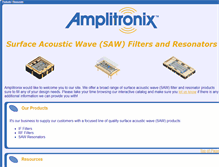 Tablet Screenshot of amplitronix.com
